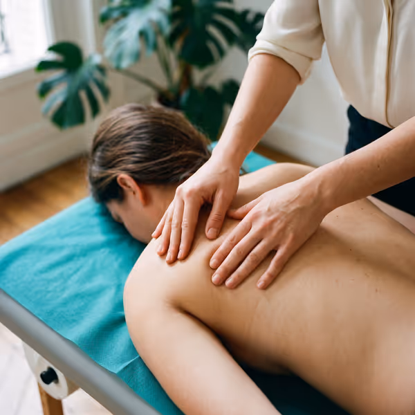 Chiropracteur prodiguant des soins à un patient