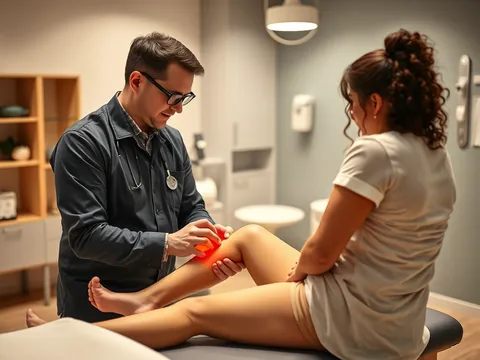 Kiropraktör traitant la douleur au genou Paris'te