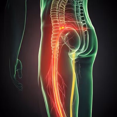 Résultats du traitement chiropratique, Sciatique